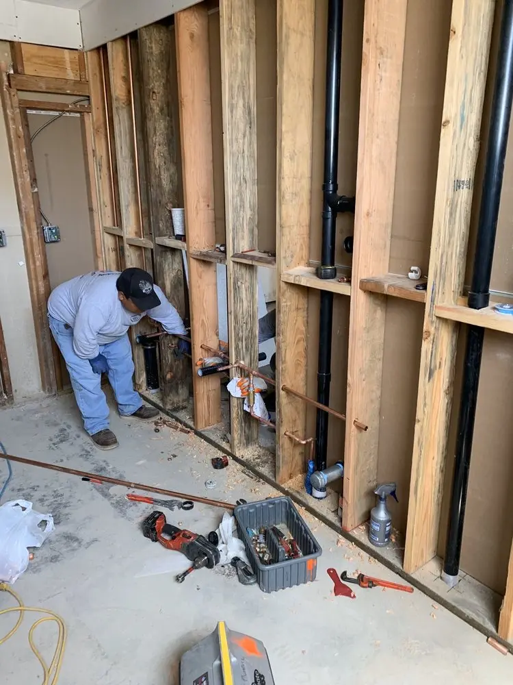 Commercial rough-in plumbing for Water Heater Replacement in South Amboy